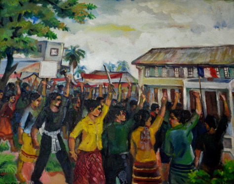 The uprising of the people in Vientiane prefecture in September 1945.