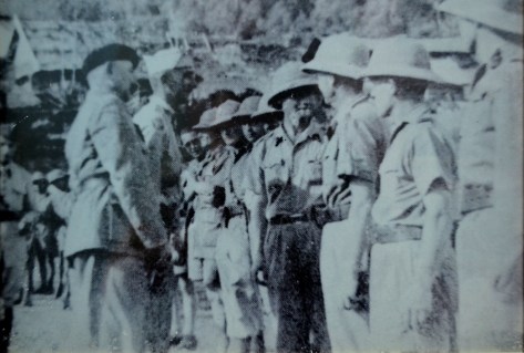 French colonial soldiers sent to take various districts in northern Laos.