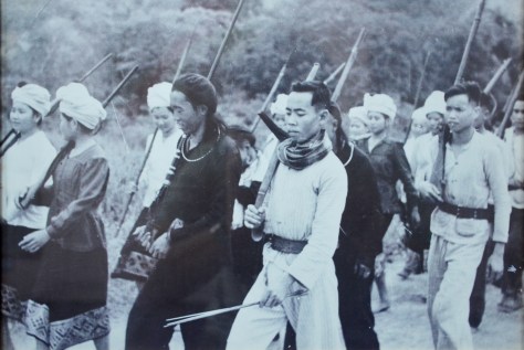 Multi-ethnic people volunteer for the fight against French colonialists.