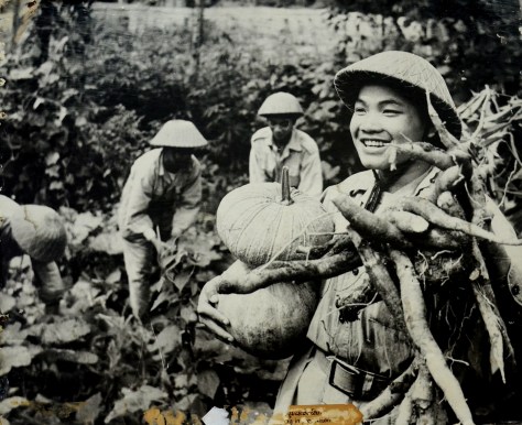 Soldiers of the Lao Free Army engaging in production.