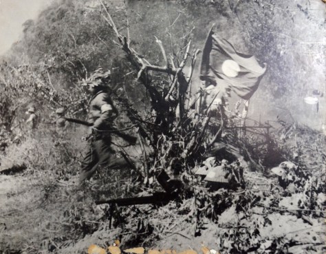 The Free Lao Army assaults enemies during the defense of two provinces.