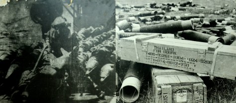 Weapons imported by the US imperialists for their puppets.