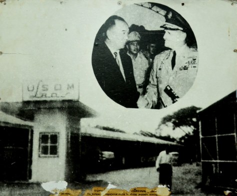 The US imperialist set up bureau for assistance to the Vientiane puippes aiming at expanding the war in laos.